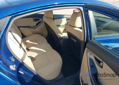 2013 Hyundai Elantra Gls from USA, damaged, VIN KMHDH4AEXDU598166